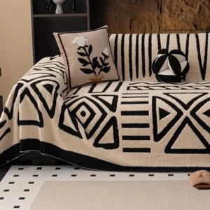 Glam Style Luxus Sherpa Sofa Überwurf 1 Stück Dicke Plüsch Möbelschutz - Maschinenwaschbar, Ausbleichfest, Haustierfreundlich für alle Jahreszeiten - Passend für Sessel, Zweisitzer, 3-Sitzer, 4-Sitzer & Sofas